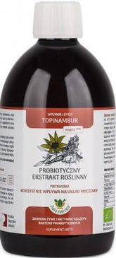 Kosttillskott probiotisk vÀxtbaserad extrakt jordÀrtskocka glutenfri EKO 500 ml - JOY DAY